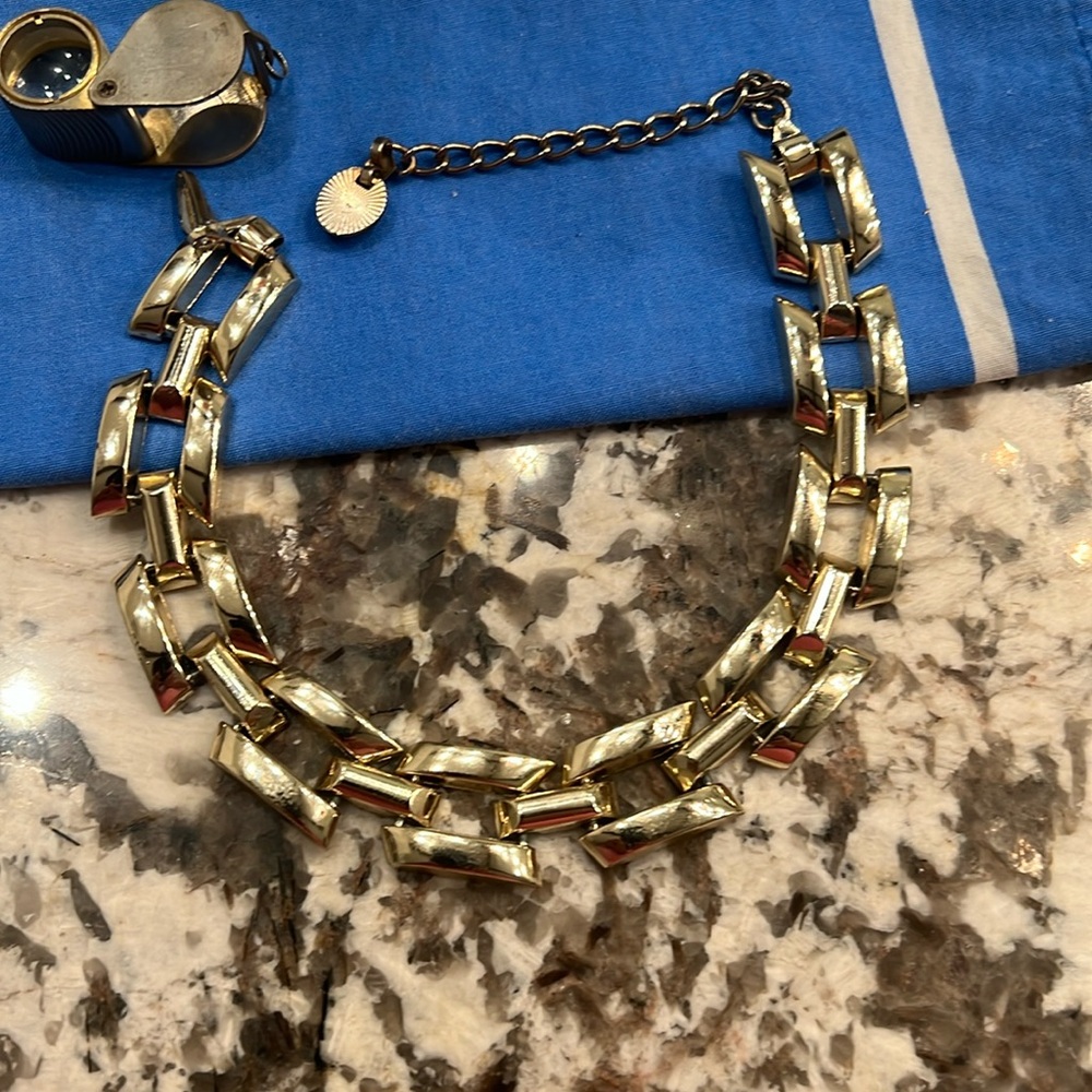 Old school 60’s choker necklace old school vintage retro style jewelry